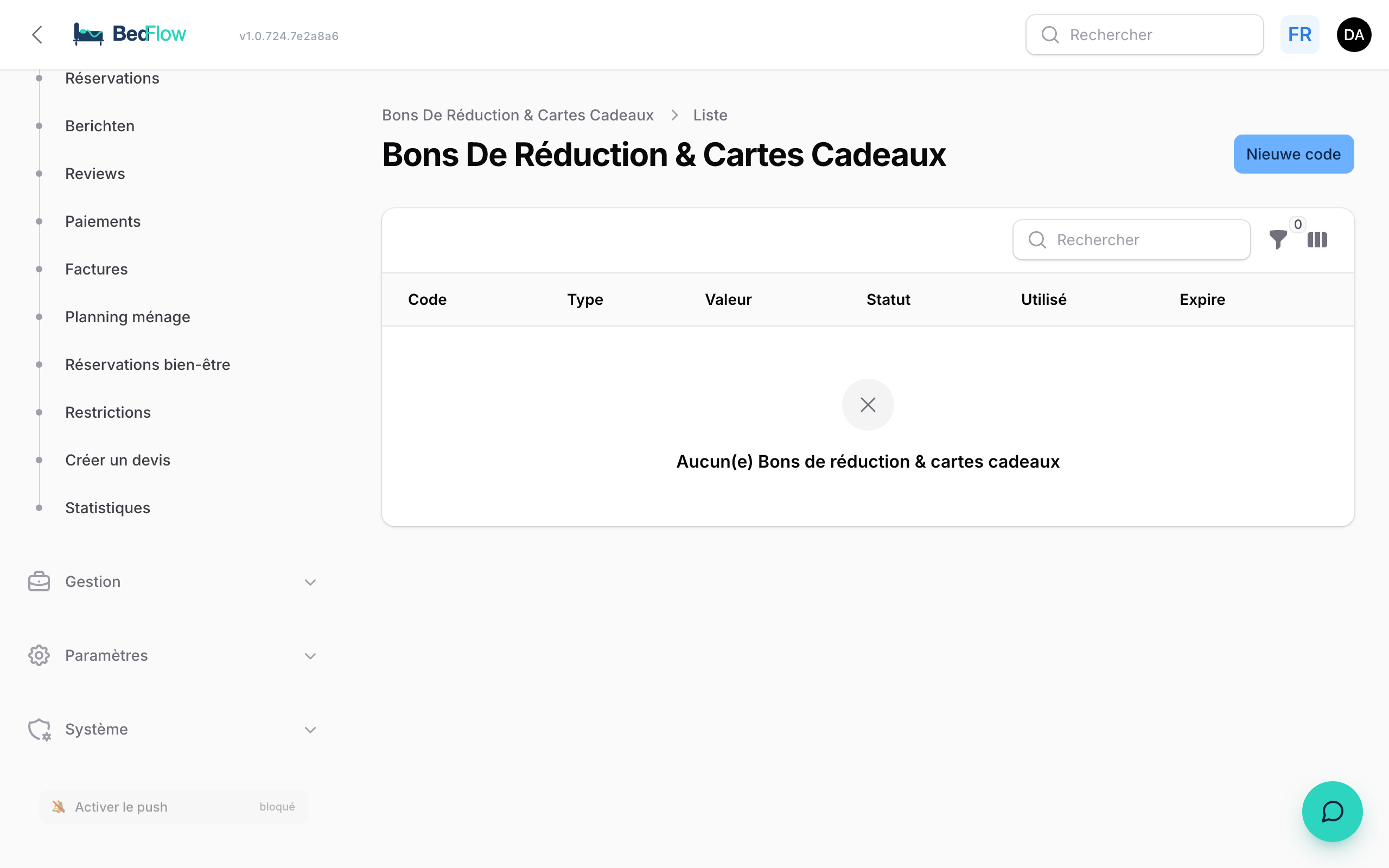 Bons cadeaux — vendre et utiliser